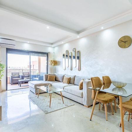 New! Superbe Appartement A Majorelle,Terrace,Iptv. Marrakesh Eksteriør billede