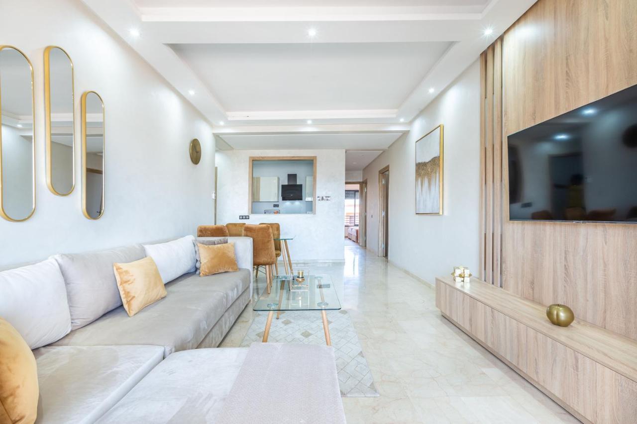 New! Superbe Appartement A Majorelle,Terrace,Iptv. Marrakesh Eksteriør billede