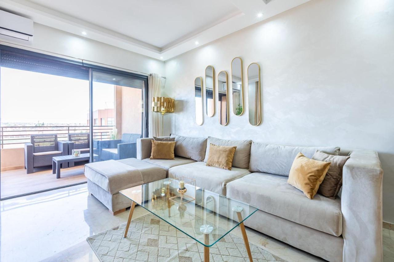 New! Superbe Appartement A Majorelle,Terrace,Iptv. Marrakesh Eksteriør billede