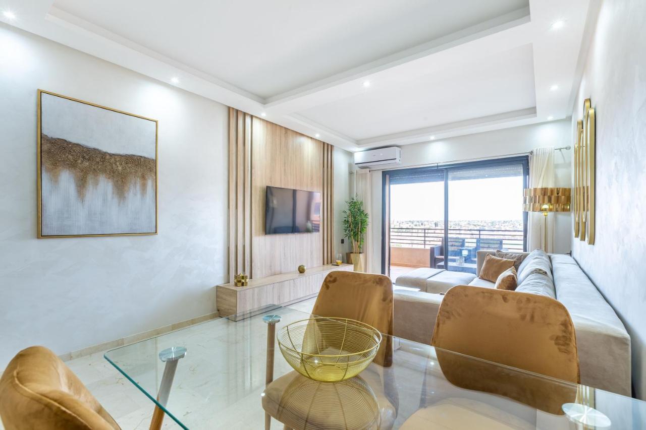 New! Superbe Appartement A Majorelle,Terrace,Iptv. Marrakesh Eksteriør billede